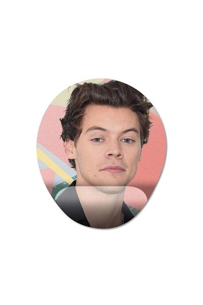 Pixxa موديل لوحة ماوس مع مسند للمعصم من Harry Styles - 2 بيضاوي