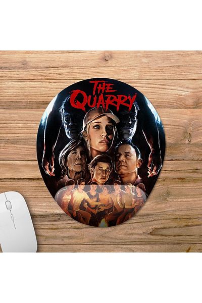 Pixxa موديل لوحة ماوس مدعومة للمعصم من The Quarry - بيضاوي واحد