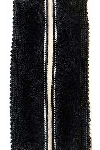 Ozpas 5 Meters Black Tassel Decorative Strip