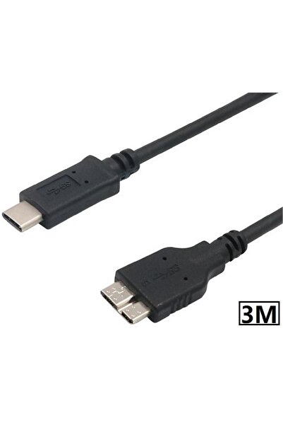 Alfais 5243 Usb Type C To Micro Usb 3.0 Taşınabilir Hdd Hard Disk Kablosu 3m ...