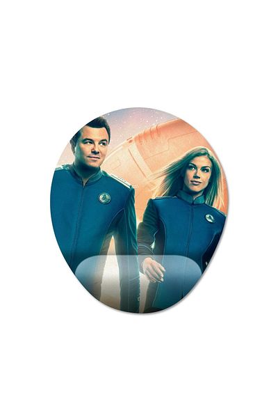 Pixxa نموذج لوحة الماوس لدعم المعصم من Orville - 2 بيضاوي