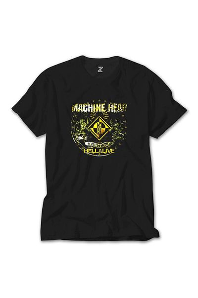Z zepplin Μαύρο T-shirt Machine Head Hellalive
