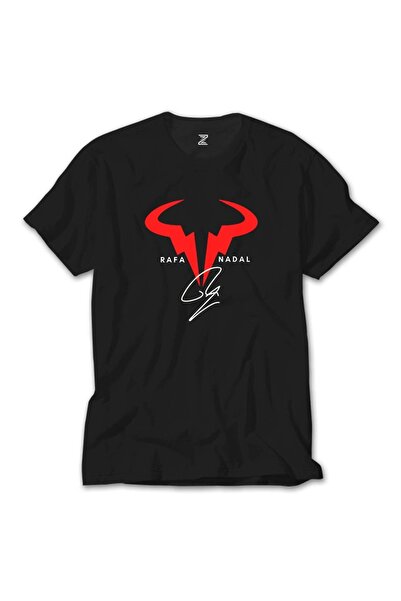 Z zepplin Tricou negru cu logo Rafael Nadal