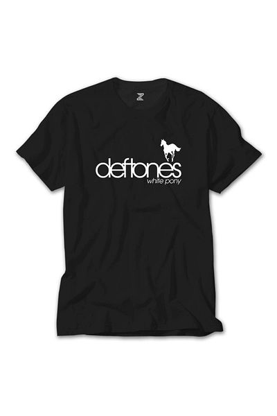 Z zepplin Μαύρο T-shirt Deftones White Pony 2021