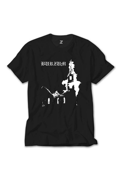 Z zepplin Tricou negru Burzum Burn Church