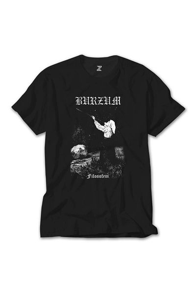 Z zepplin Tricou negru Burzum Filosofem