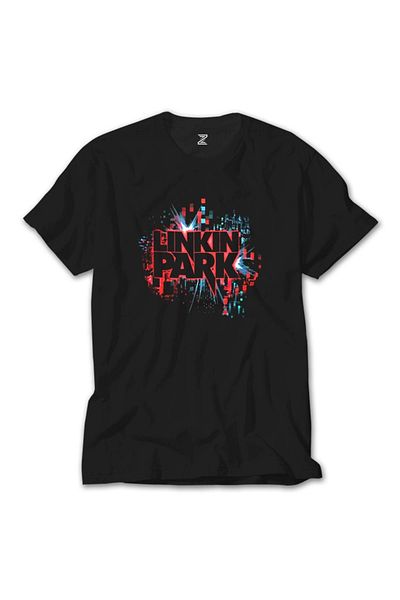 Z zepplin Linkin Park Graphic Design Μαύρο T-Shirt