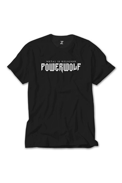 Z zepplin Μαύρο T-shirt με λογότυπο Powerwolf