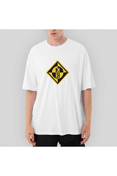 Z zepplin Machine Head 1993 Demo Oversize Tricou alb