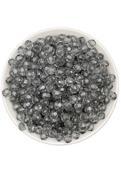 Hedef Bijuteri 50 جرام 8 ملم رمادي / مدخن / أنثراسايت اللون نموذج قرص العسل خ...