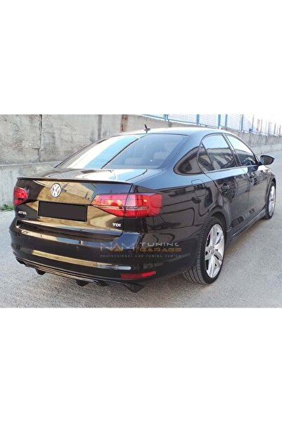 NamTuning Jetta Difüzör Arka Ek Mk6 R Çıkışsız Makyajlı Kasa 2014-2018 Arası