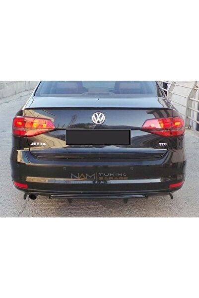 NamTuning Jetta Difüzör Arka Ek Mk6 R Çıkışsız Makyajlı Kasa 2014-2018 Arası