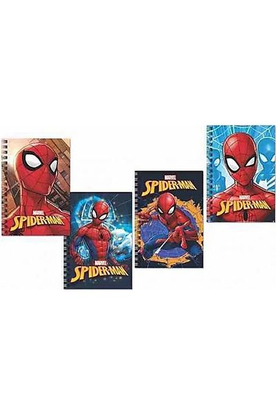 Keskin Spiderman A6 80 Yp - Striped Notepad140400-06