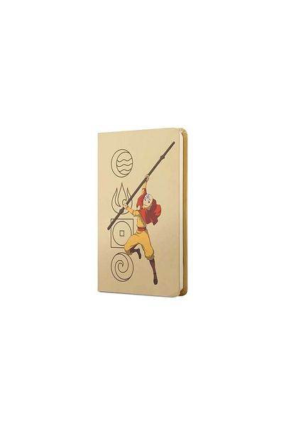 Mabbels Avatar 4 Elements Hard Cover Elastic Mini Notebook Black 80 Sheets Unlined 9x14cm Dft