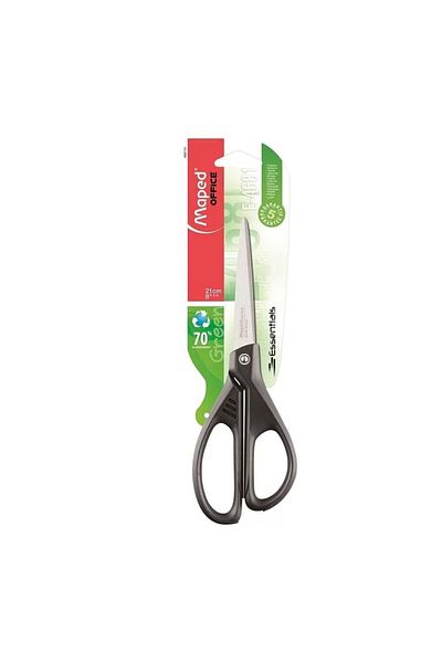 Maped Essentials Green Office Scissors 21 Cm