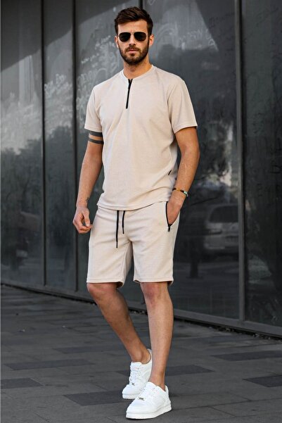 Madmext Μπεζ Regular Fit Ανδρικό Σορτς 6364