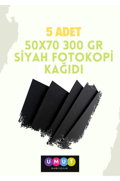 Umut Black Copy Paper - 50X70, 300 Gr, 5 Pieces