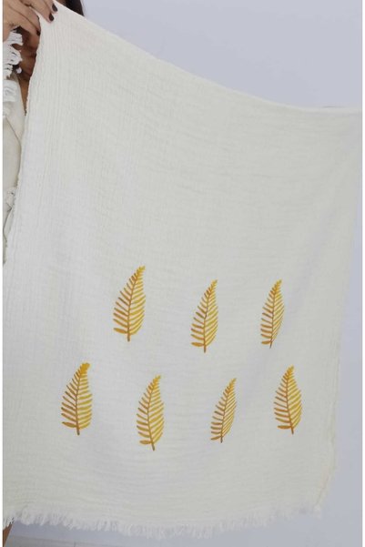 Nevin Acar Organic Luxury Muslin Peshtemal Beach Towel