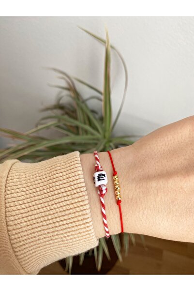 Bidüğüm Marteniçka Başak Burç Bileklik Ve Kadın Bileklik Seti