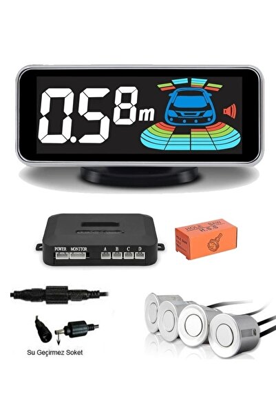 WİNOXX Türkçe Konuşan Park Sensörü Digital Ekranlı(gri Sensör)