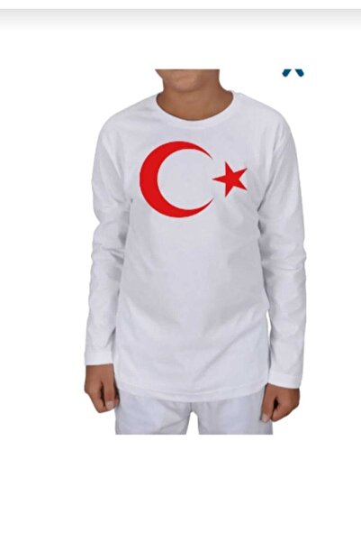 Genel Markalar Atatürk Uzun Kollu Penye Süper Kaliteli 23 Nisan 29 Ekim Atatürk Uzun Kol Tişört