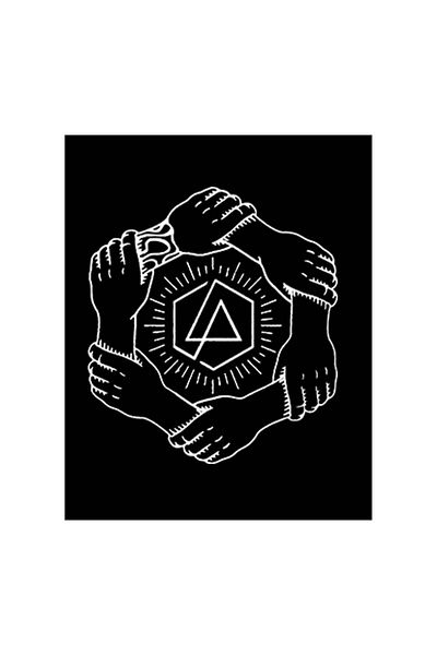 Z zepplin Linkin Park Simbol popular Patch mare pe spate