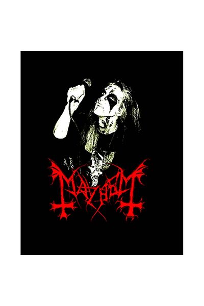 Z zepplin Mayhem Rotten Dead Patch mare pentru spate