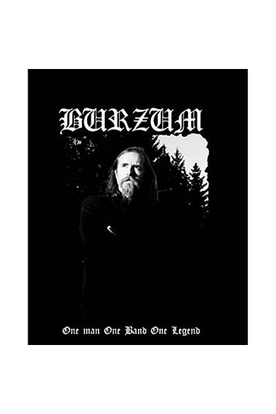 Z zepplin Burzum One Man One Band One Legand Patch mare pe spate