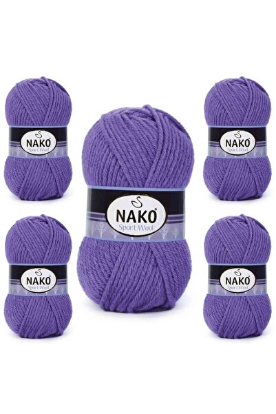 NAKO Ayzen Home Sport Wool El Örgü Ipi 100 Gr 5 Adet El Örgü Ipi