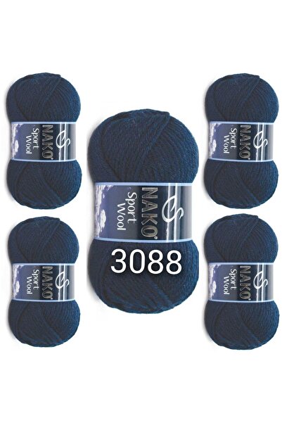 NAKO Ayzen Home Sport Wool El Örgü Ipi 100 Gr 5 Adet El Örgü Ipi
