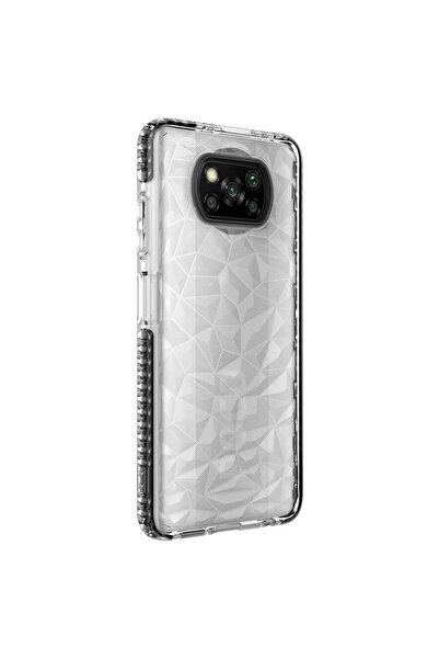 ZM STORE Xiaomi Poco X3 Kılıf Pramit Tasarımlı Renkli Yumuşak Silikon Buzz Kapak