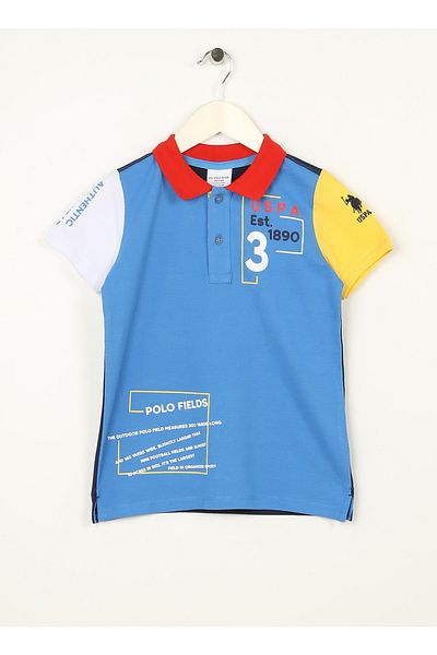 U.S. Polo Assn. Μπλουζάκι με στάμπα Navy Blue Boy Keld