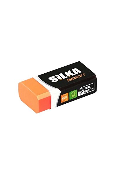 Silka Maxsoft Turuncu Silgi 1 Adet