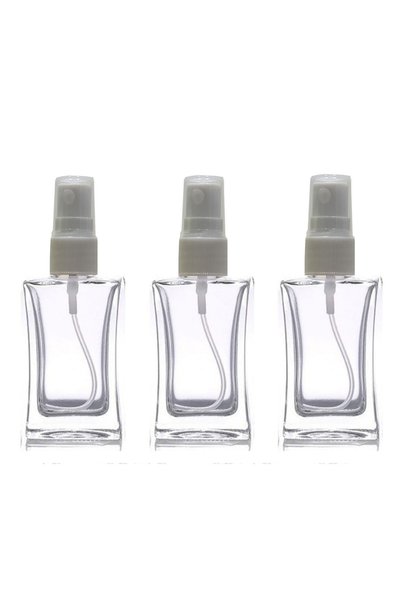 Paradise 3 Adet 50 Ml Parfüm Ve Kolonya Şişesi Beyaz Valfli