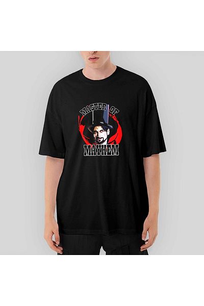Z zepplin Tricou negru oversize, Julian Slink, Master Of Mayhem