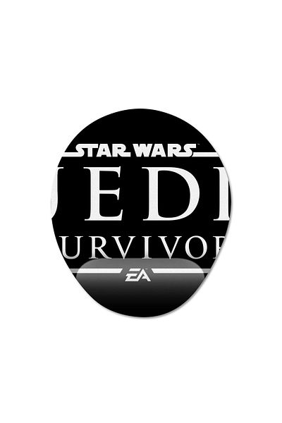 Pixxa نموذج لوحة الماوس ستار وورز: Jedi Survivor مع دعم المعصم - 2 بيضاوي