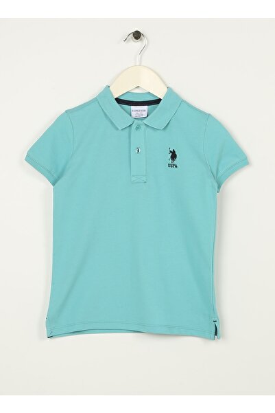 U.S. Polo Assn. Απλό Mint Boy's T-shirt Tp01ıy023