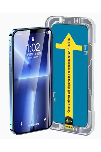 Balerion Iphone 13 Pro Max Ekran Koruyucu 10d Tam Kaplama Temperli Otomatik H...