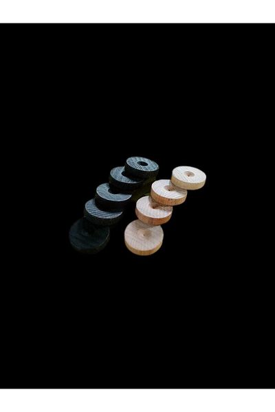 ESER Wooden Backgammon Stamp Set No: 5 Large (domestic Production)