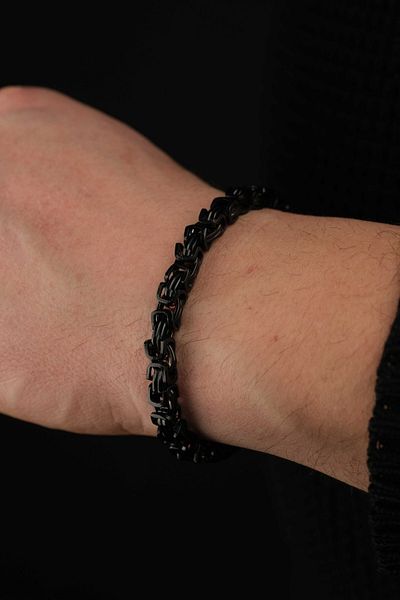 Jack Ferrero Men's Steel Color-Free Invoice Bracelet
