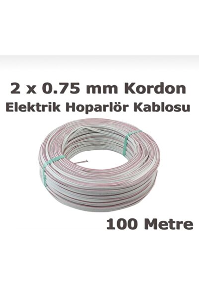 KELDA 2x0,75 Mm Kordon Kablo Cca 100 Mt Kampanya