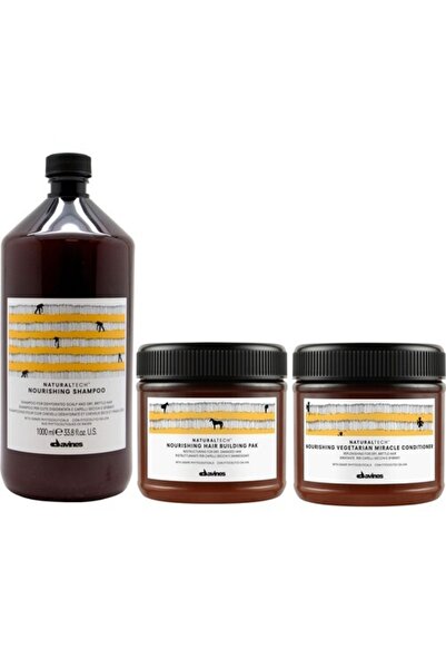 Davines Nourishing Şampuan 1000 ml + Maske 250 ml + Krem 250 ml