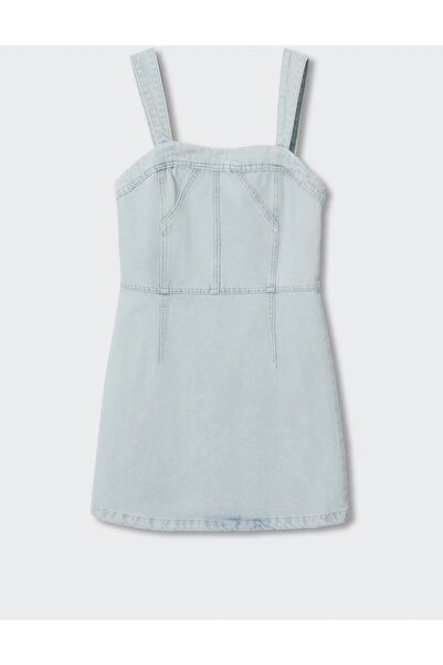 MANGO Woman Mango Women's Zippered Denim Dress