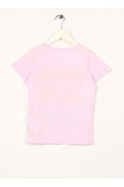 U.S. Polo Assn. Tricou Roz Fata Imprimat Paser