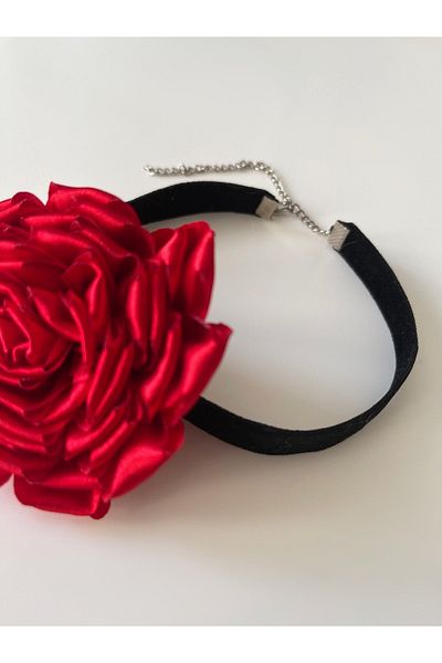 WAHSHE Roses Choker Flower Necklace Chocker Rose Necklace