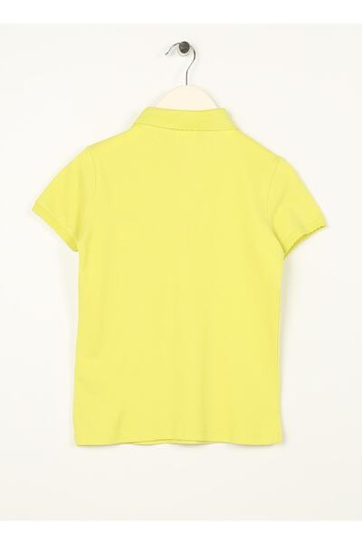 U.S. Polo Assn. Plain Dark Green Girl's T-shirt Tp01-ıy023