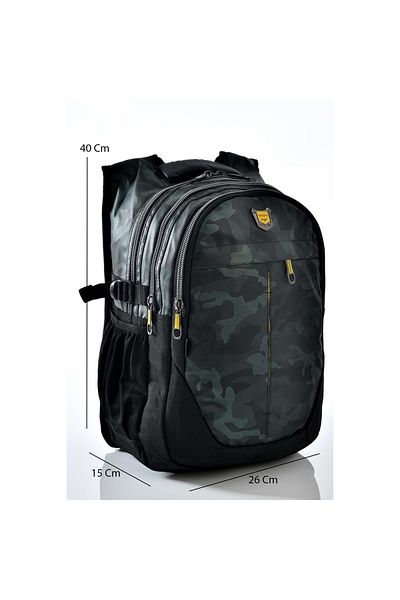 Konfores 1553-2235 Unisex Σχολική τσάντα πλάτης ανατομικής νυχτερίδας