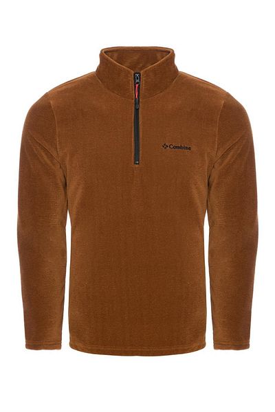 MAXIMILLIAN Pánský límec Polar Caramelová s polovičním zipem Bato Outdoor Polar