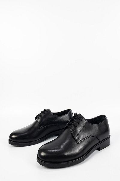 Tutku Men's Black Classic Orthopedic Shoes