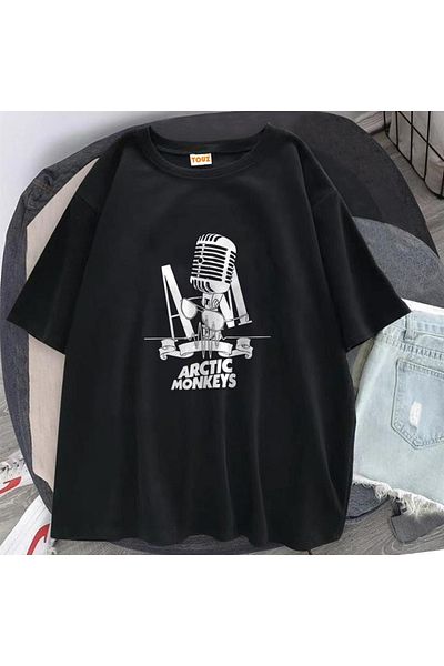Touz Μπλουζάκι Rock Series Arctic Monkeys Μαύρο Unisex Oversize
